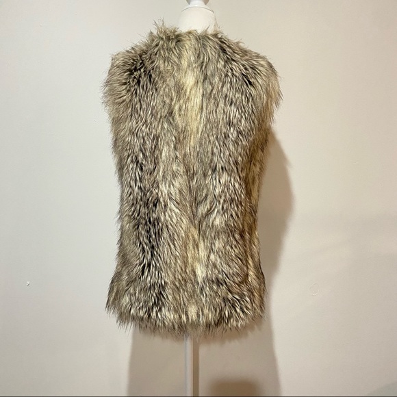 Tinsel Faux Rabbit Fur Vest Size XS - Picture 7 of 14